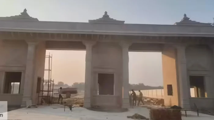 अयोध्या में राम भक्तों के स्वागत के लिए तैयार हो रहा भरत द्वार, फरवरी में लोकार्पण की संभावना