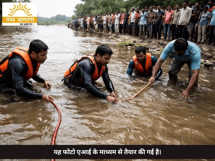 बोल्डर के बीच फंस गया पैर, गोताखोरों और स्थानीय लोगों की मदद से निकाली गई बॉडी