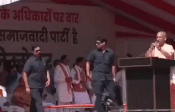 लखनऊ में बीजेपी का जनाक्रोश मार्च, विपक्ष पर तीखा हमला