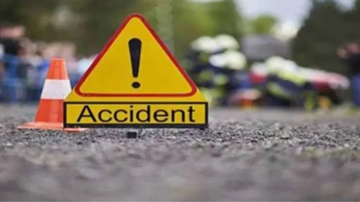 हादसे में एक युवक की मौत, साथी की हालत गंभीर