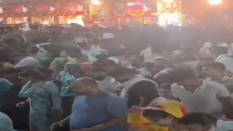 वृंदावन-गोवर्धन की गलियां श्रद्धालुओं से हुईं पट, बांके बिहारी मंदिर में लगी लंबी कतार