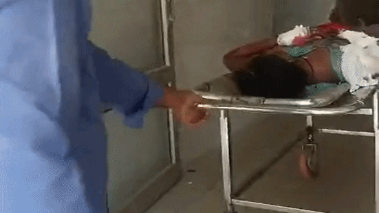 मां की मौत, बेटी का हाथ कटा; बेटा घायल