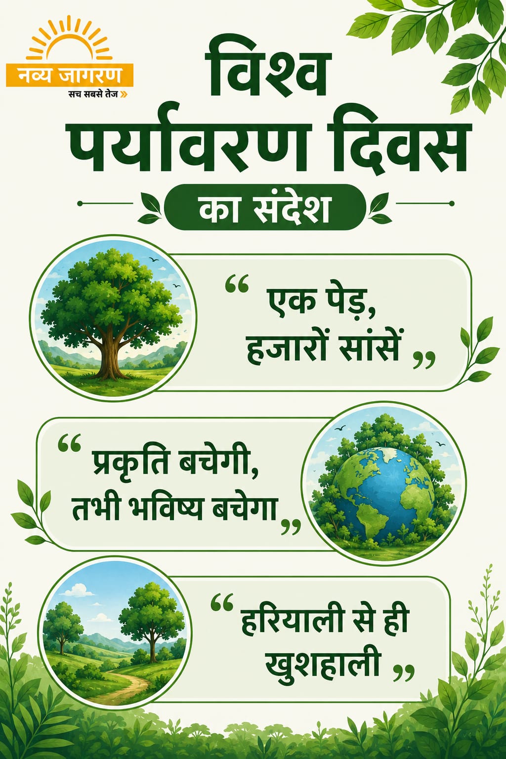 हरियाली से आएगी खुशहाली, प्राकृतिक आभूषण को सहेजना आज के समय की सबसे बड़ी मांग