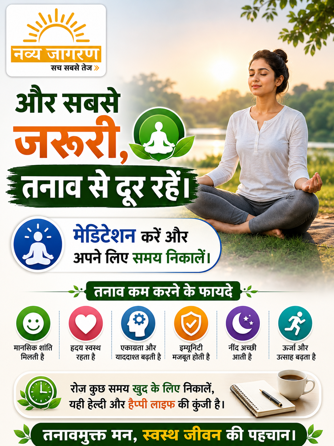 दिनचर्या में सुधार से मिलता है बेहतर स्वास्थ्य,  नियमित व्यायाम को बनाएं आदत