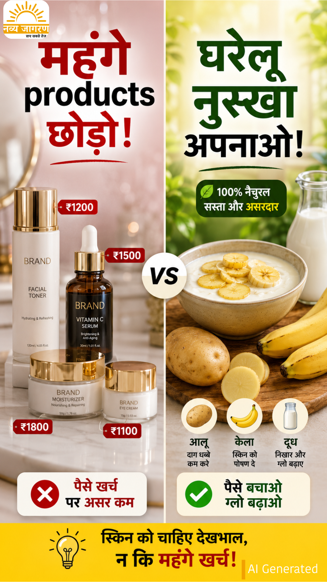 सही स्किन केयर रूटीन है बेहद जरूरी, घरेलू नुस्खा बना लोगों की पसंद