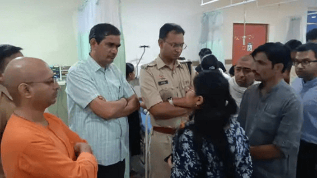 नौ श्रद्धालु घायल, चार की हालत गंभीर