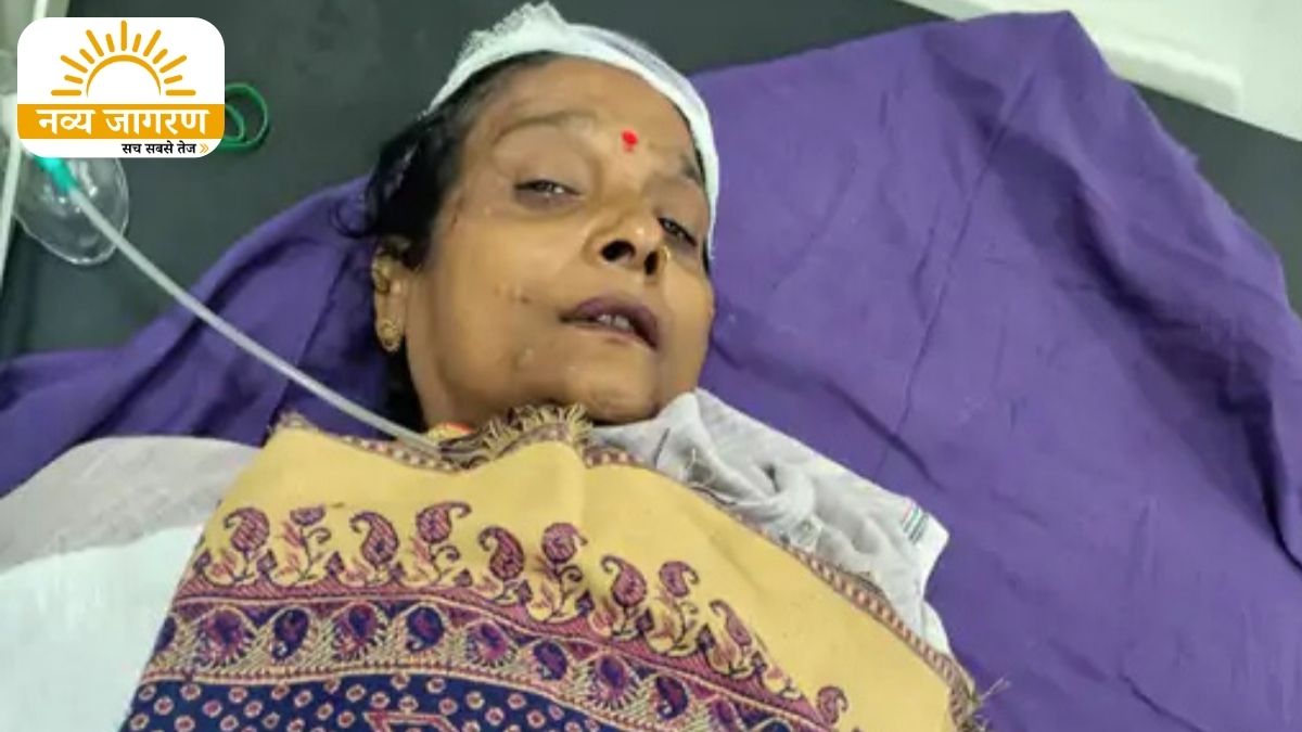 पति की मौत, पत्नी का इलाज जारी