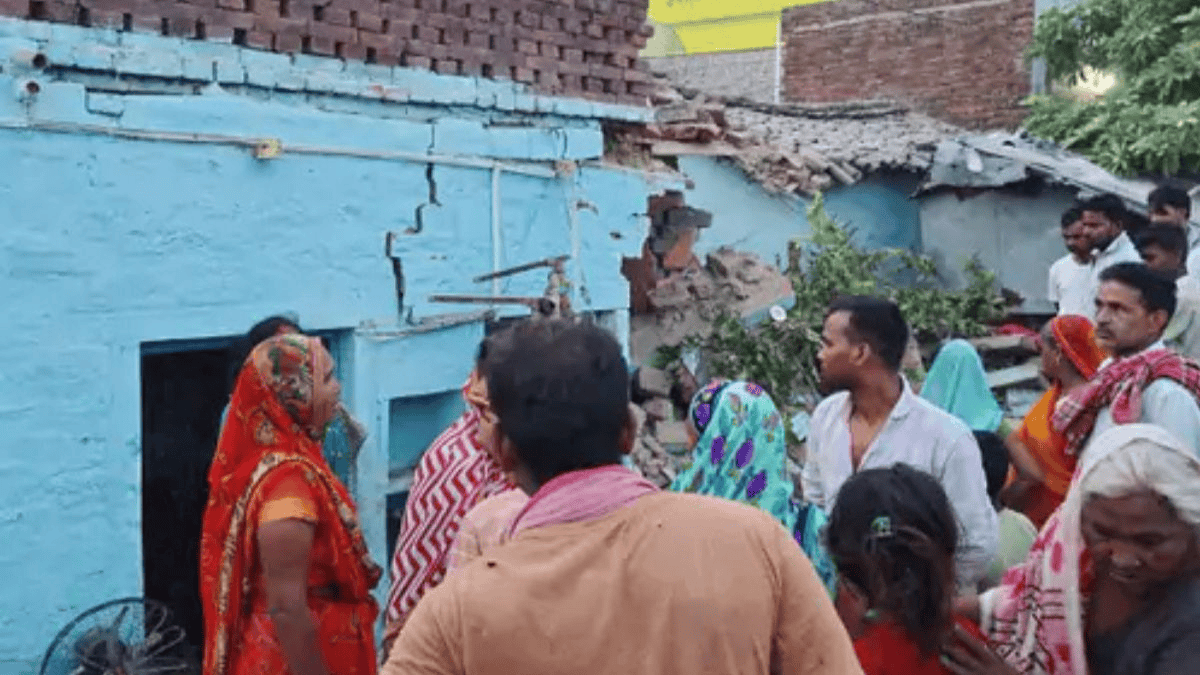 3 की मौत, मकान के अंदर सो रहे थे लोग
