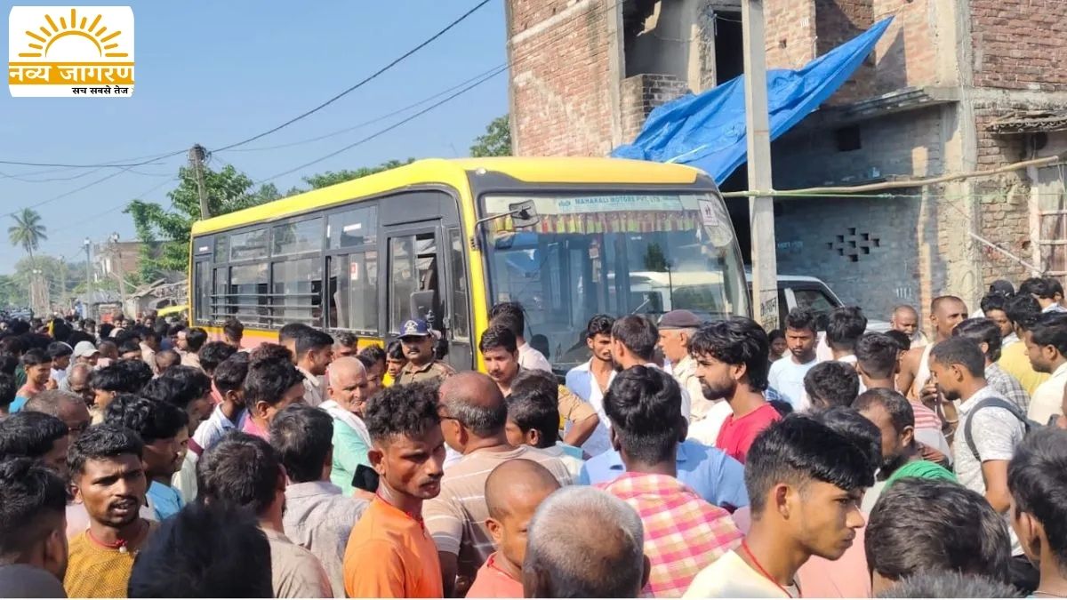 मौके पर तोड़ा दम,  पुलिस-प्रशासन के खिलाफ की नारेबाजी 