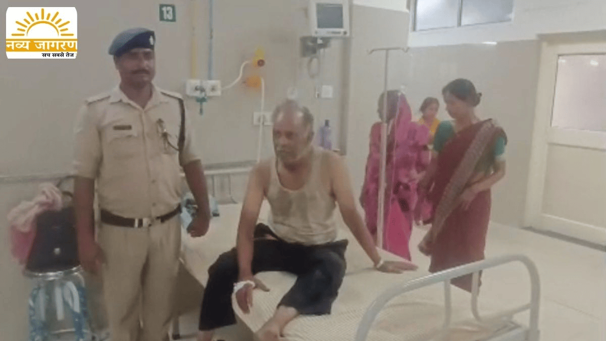 बेहोशाी की हालत में देख यात्रियों ने पुलिस को दी सूचना, मेडिकल कॉलेज में चल रहा इलाज