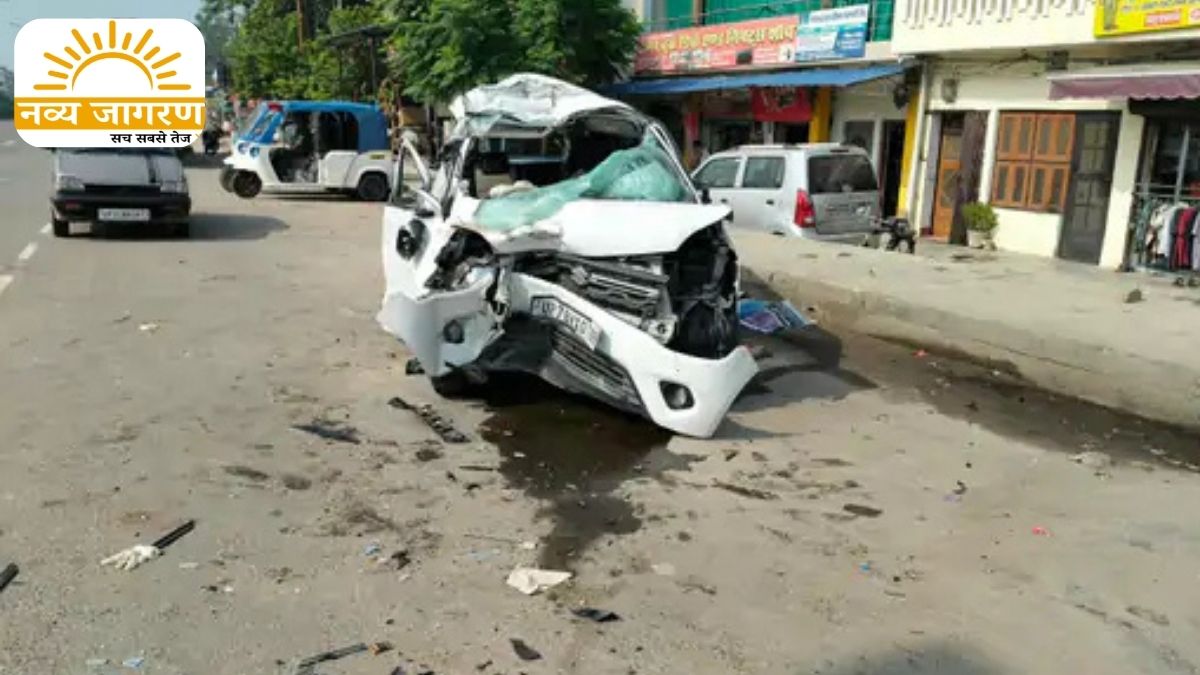 हादसे में दरोगा की मौत, ड्यूटी के लिए आ रहे थे कानपुर से 