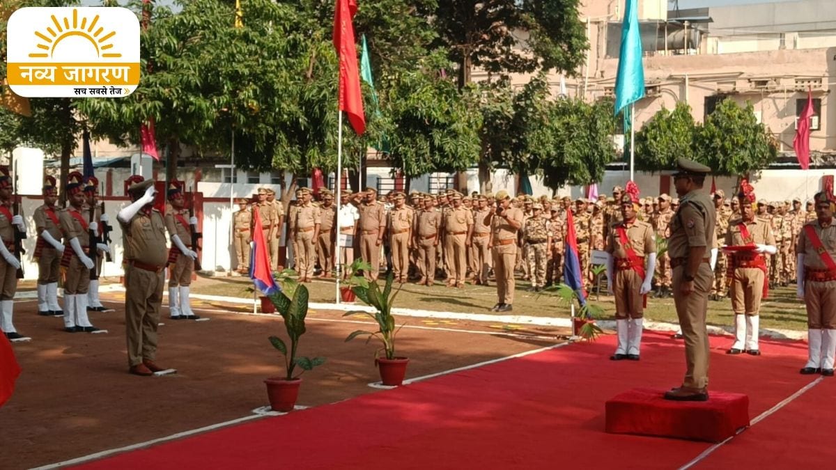 1959 से अब तक के बलिदानियों को किया याद, गोरखपुर पुलिस लाइन में पुलिस स्मृति दिवस पर वीर जवानों को दी गई श्रद्धांजलि