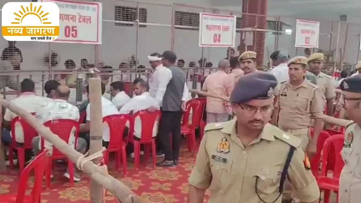 चौथे राउंड की मतगणना में बीजेपी प्रत्याशी ध्रुव त्रिपाठी आगे, निर्दलीय उम्मीदवार राजीव यादव पीछे